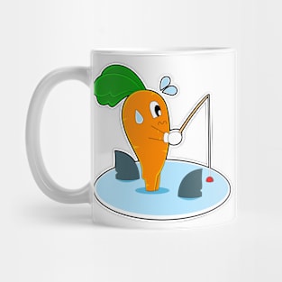 Carrot Fisher Shark fin Fishing Mug